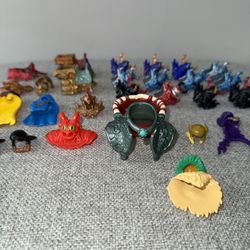 Lot Of 29 Imaginext Wizard’s Tower Goblin’s Dungeon Wizard Masks Head Pieces
