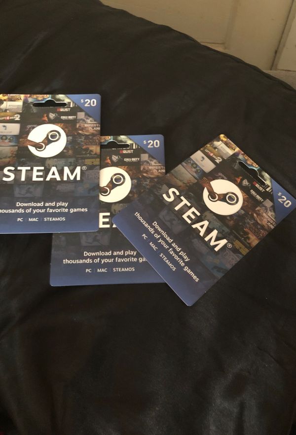 3 20 steam cards for Sale in Cleveland, OH OfferUp