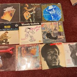 VINTAGE PROTEST 10 VINYL RECORD ALBUMS 