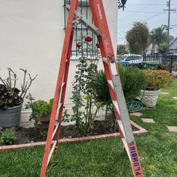 Escalera de 10 pies casi nueva de fibra de vidrio perfectas condiciones muy barata