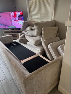 Tan couch