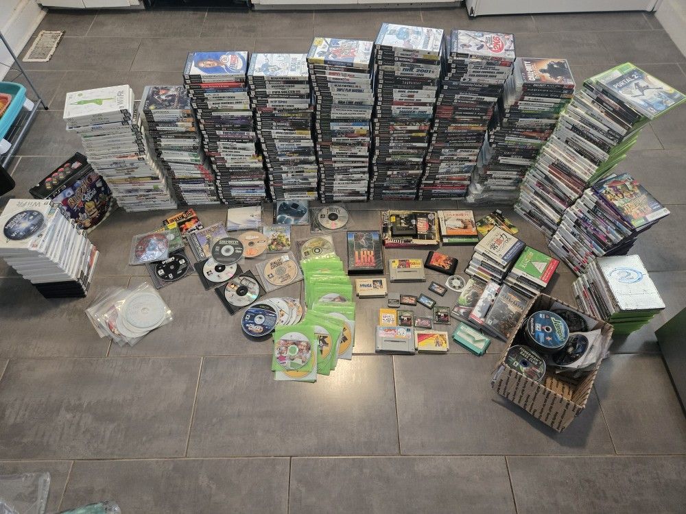 Huge Video Game Lot