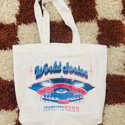 Dodger World Series Tote Bag Dodger Merch