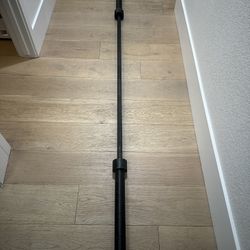 CAP Barbell Weightlifting 7 Ft. Olympic Solid Power Squat Bar, Black