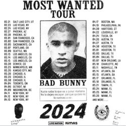 Bad Bunny Most Wanted Tour