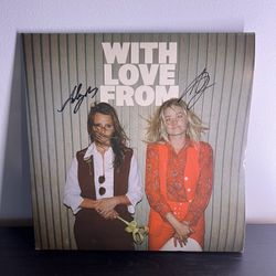 ALY & AJ 2LP With Love From Gold Glitter Color Vinyl Autographed 2023