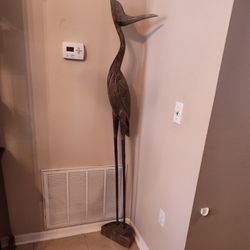 Decorative Tall Wooden Seagull