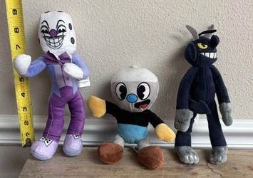 Lot Of 3 Cuphead Plush Devil King Dice $10 for All