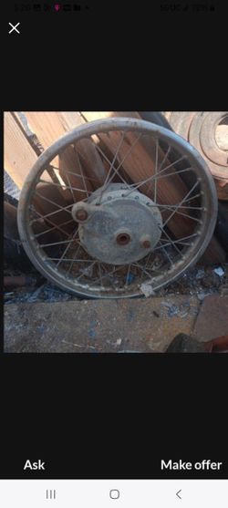 Front wheel
1971 Kawasaki A7