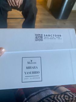 Maison Mihara Yushiro Hank OG Sole Canvas Low ’black white’