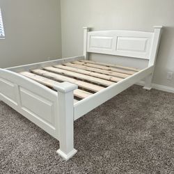 Solid Wood Queen Bed Frame