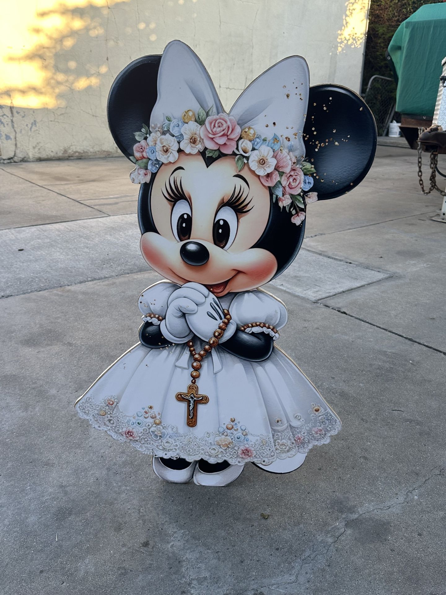 Minnie Mouse Or Any Character Wood Cut Out Standee