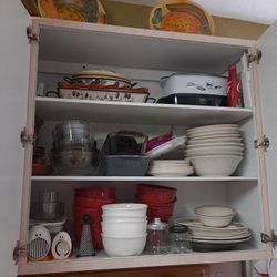 Different Plates And Bowls