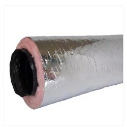 9 in. x 25 ft. R6 Insulated Flexible Duct Silver Jacket