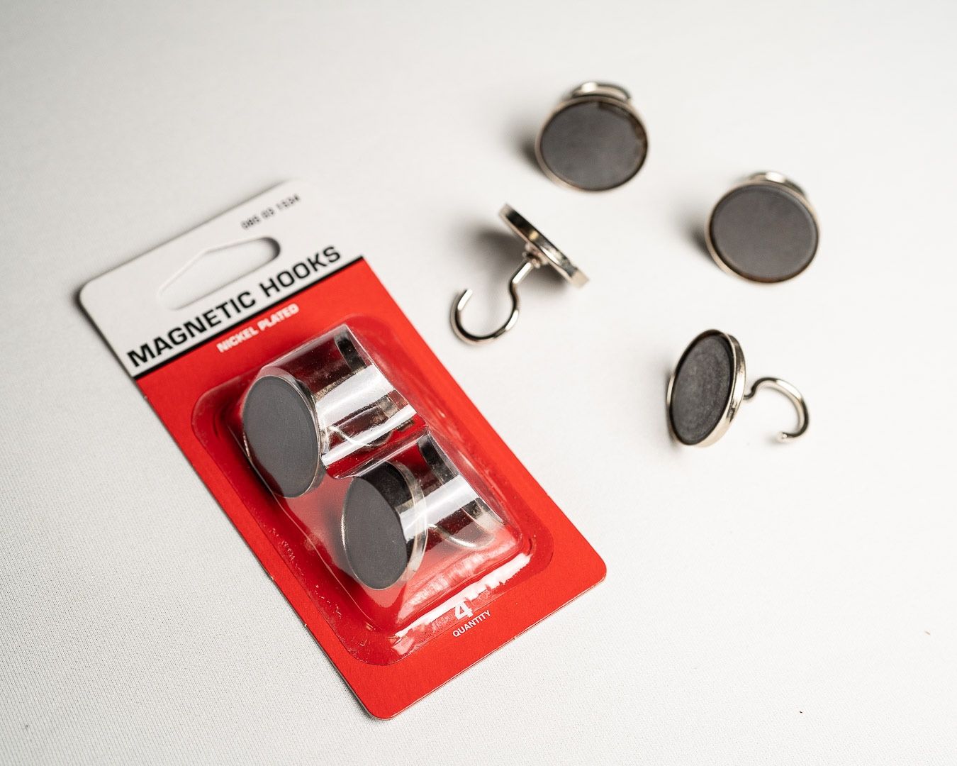 Magnetic Hooks 4 Pack - Indoor Or Outdoor