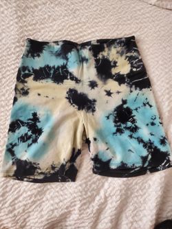 PINK Tie Dye Biker Shorts