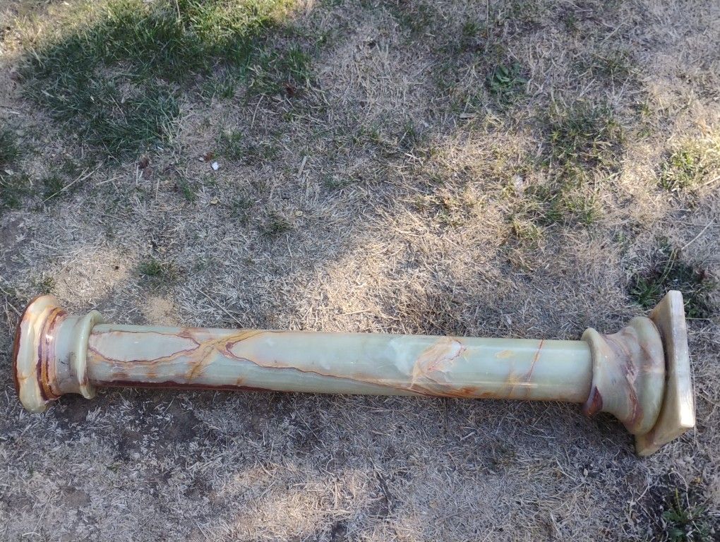 Antique Onyx Column For Sale
