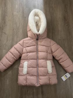 Michael Kors Kids Size 4 Light Pink Jacket Chamarra Snow Warm NWT New Puffy Soft