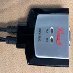 2 Computer KVM With Toggle Switch