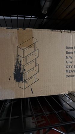 NEW IN BOX 5-Tier Bookshelf / Display Shelf