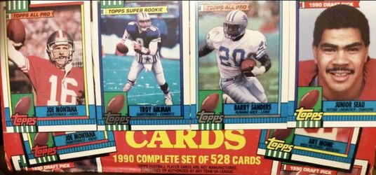 1990 Topps Football Complete Set