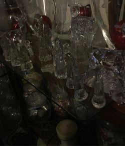 Princess house. Nacimiento de crystal Vintage. $25- cada pieza