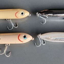 (4) Heddon SALTWATER Super Spook Jrs Fishing Lures