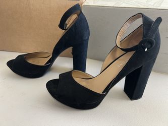 Sun +Stone Black Reeta High Heel Shoe Size 9