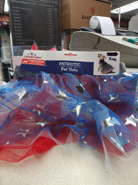 Celebrate Medium/ Large Pet Tutu