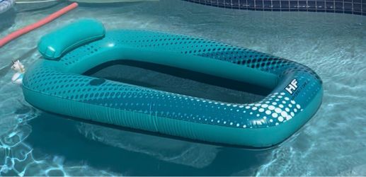 🌊 Hydro-Force Pool Lounger with Headrest & Cup Holder — $15!