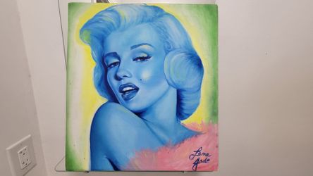 Marilyn Monroe Original Canvas Painting by Lana Jade