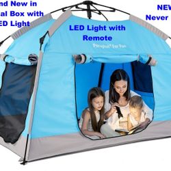 New In Box Kids Tent With LED Light With REMOTE NOT USED, NOT OPEN