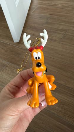Vintage Disney Pluto Christmas Ornament – With Original Box 🎄