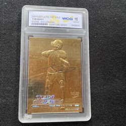 Tom Brady football card