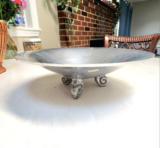 Aluminum,Fruit Bowl,  Candy Dish, Muffin Display, Decor, Boho, Bowl, Tray, Display