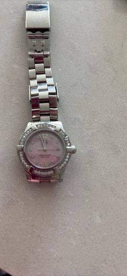 Tag hauer aquaracer 300m mother of pearl face