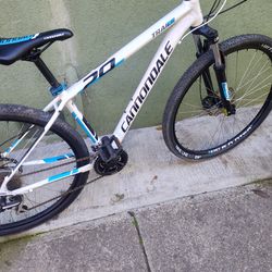 CANNONDALE TRAIL 6 MEDIUM ALUMINUM MTB 29s NEW MAXXIS TIRES RIDES GREAT 💯