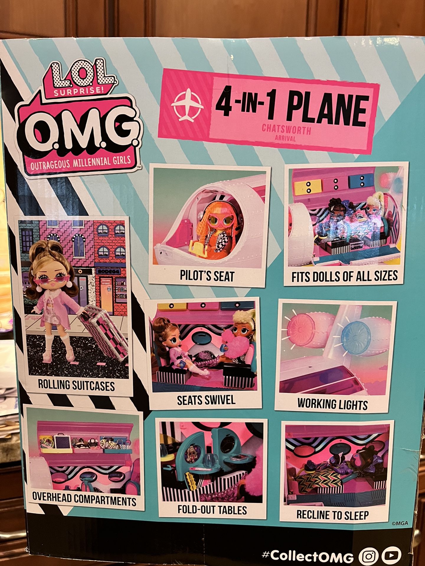 LOL OMG 4 In 1 Plane NEW