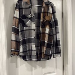 Women’s Thick flannel jacket