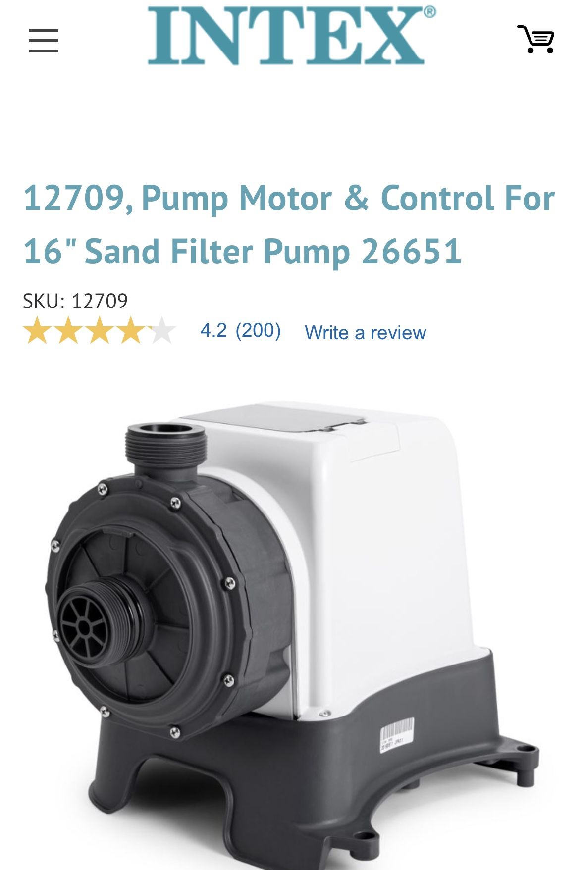 Intex Pool Pump