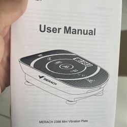 MERACH Vibration Plate Exercise Machine