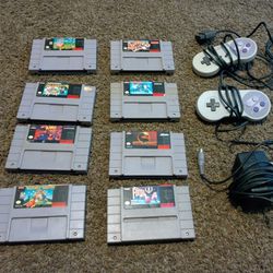 Super Nintendo Games, Controllers And More 