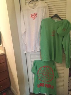 Kanye Yeezy concert gear Saint Pablo