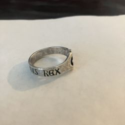 James Avery Jesus King, Jews Latin lesus Nazarenvs Cross Heart Ring Plus Earrings !!!