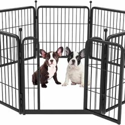 Dog Playpen for Yard, Camping, 24" Height Heavy Duty for Puppies/Small Dogs


