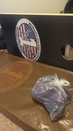 Brand new cornhole set