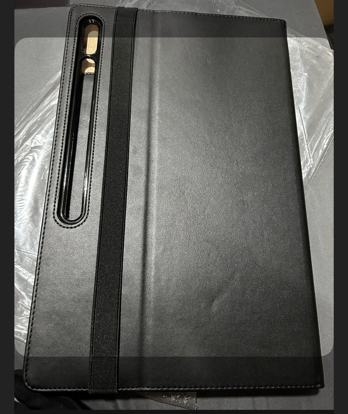 Black Handheld Case for Galaxy Tab Ultra Tablet Case With Strap