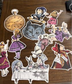 New Vintage style Alice in Wonderland mad hatter tea party decor