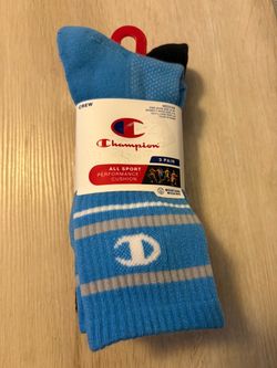 Champion Women Crew Socks 3-Pair Medium
