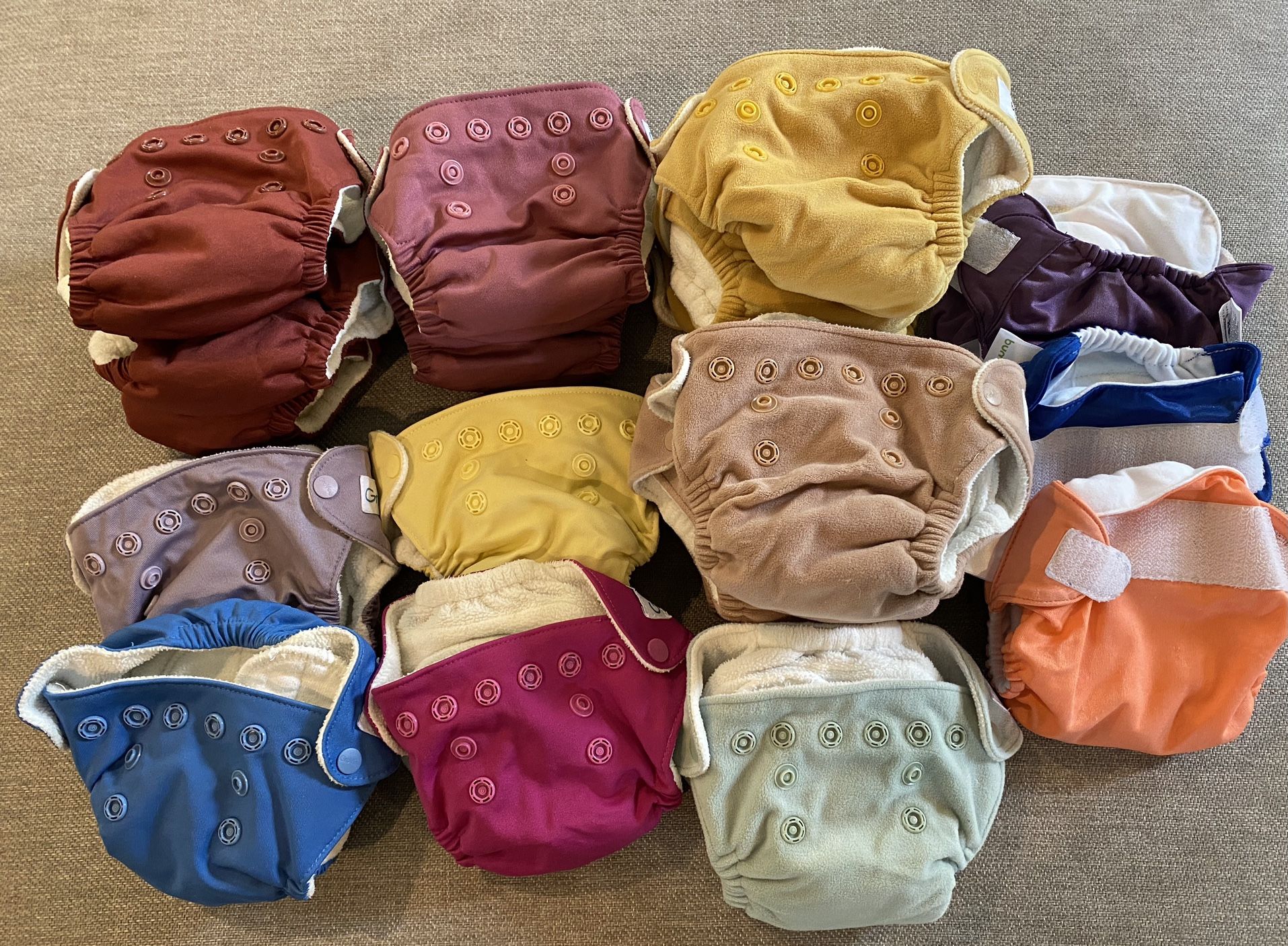 Newborn Cloth Diapers-18. Buttah, TroVia, BumGenius